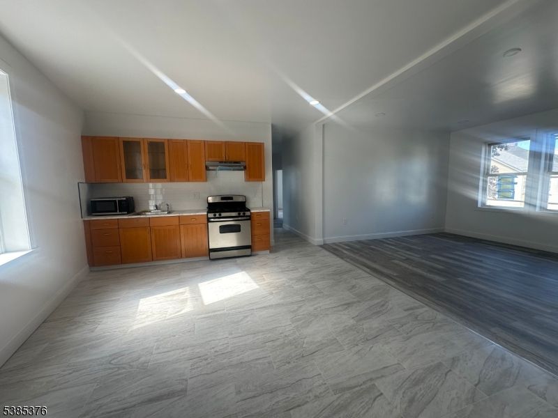 Interior, Kitchen, Marble, Stainless Steel Appliances, Wood Texture Flooring