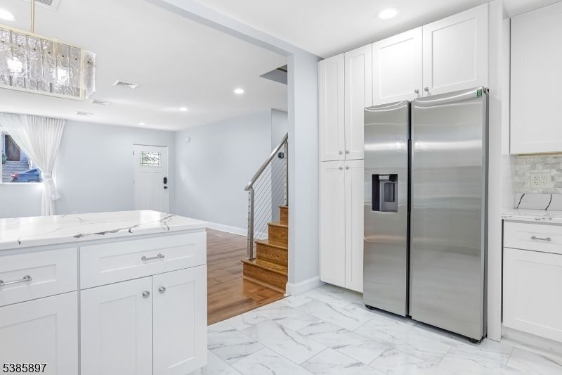 Interior, Kitchen, Marble, Recessed Lighting