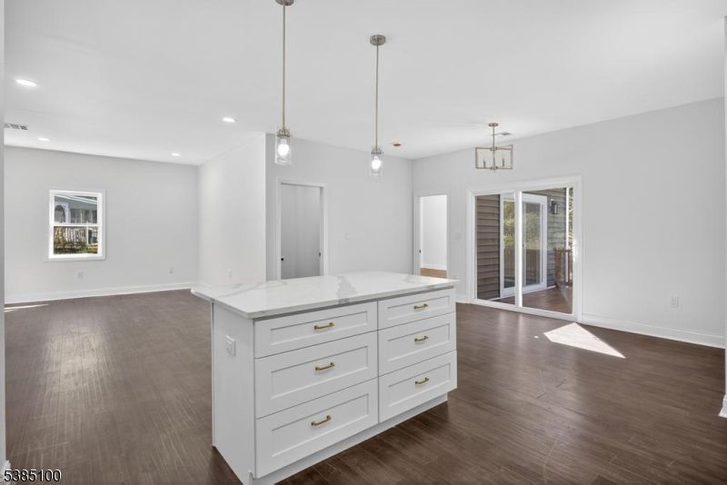 Interior, Pendant Lights, Recessed Lighting, Wood Texture Flooring