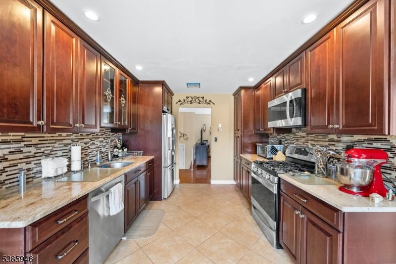 Interior, Kitchen, Recessed Lighting, Stainless Steel Appliances