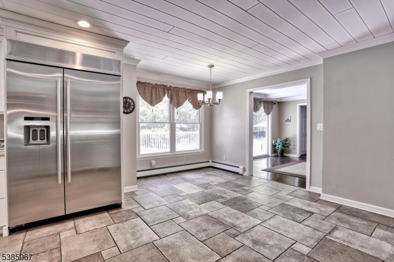 Chandelier, Elevator, Interior, Pendant Lights, Recessed Lighting, Stainless Steel Appliances