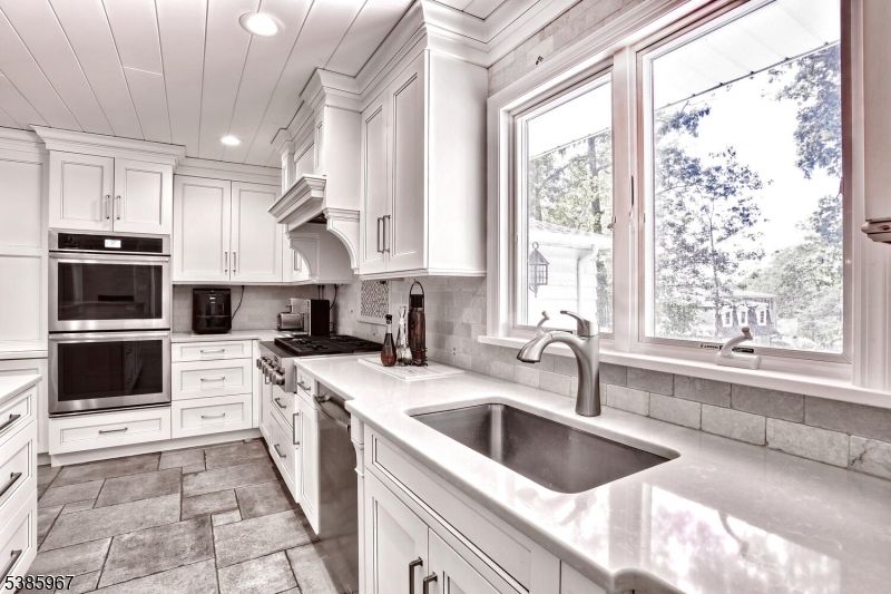 Interior, Kitchen, Recessed Lighting, Stainless Steel Appliances