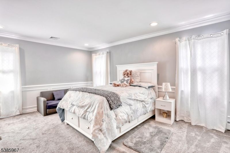 Bedroom, Interior, Recessed Lighting