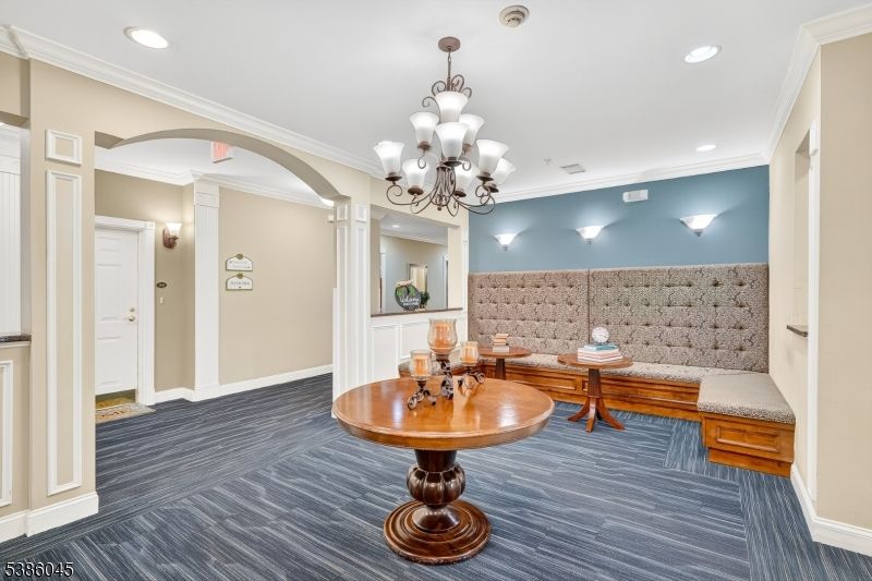 Chandelier, Interior, Recessed Lighting