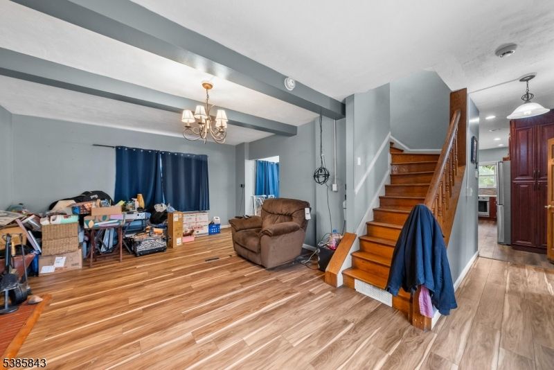 Chandelier, Interior, Recessed Lighting, Wood Texture Flooring