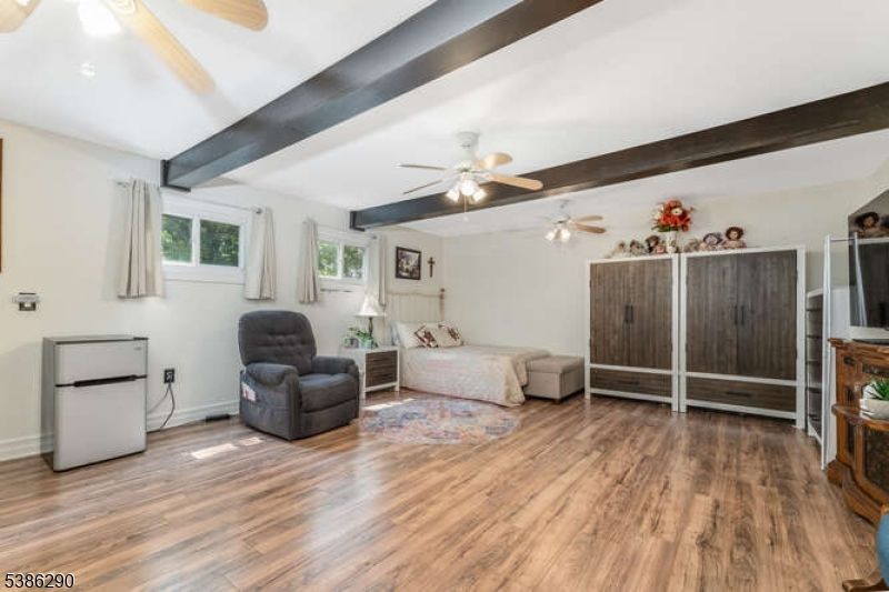 Bedroom, Interior, Wooden Beams, Wood Texture Flooring
