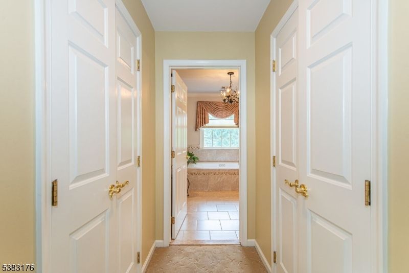 Bathroom, Chandelier, Interior