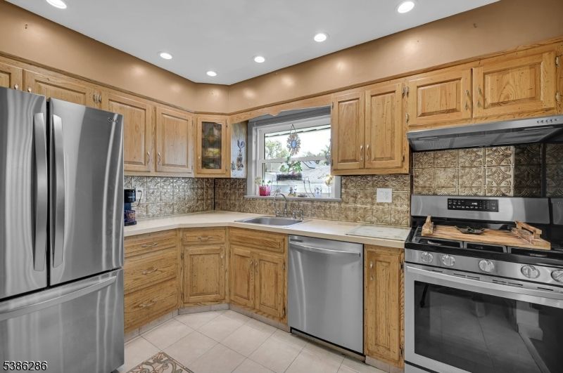 Interior, Kitchen, Recessed Lighting, Stainless Steel Appliances