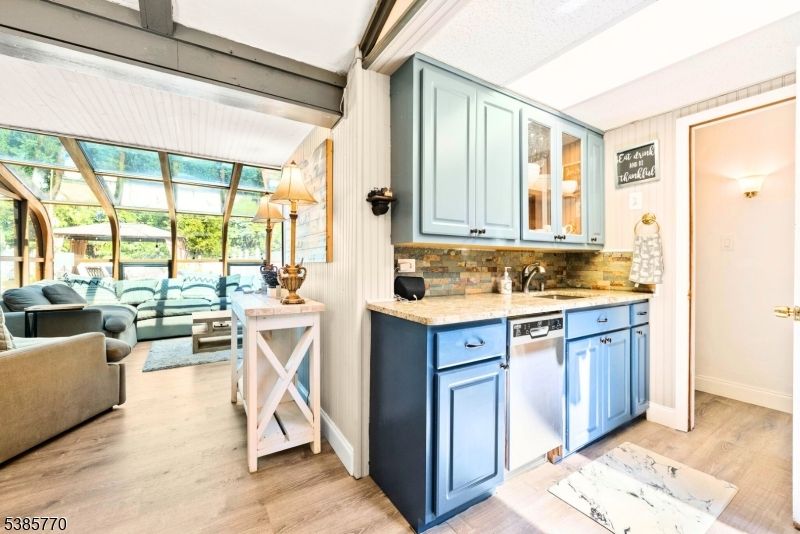 Interior, Kitchen, Living room, Wood Texture Flooring