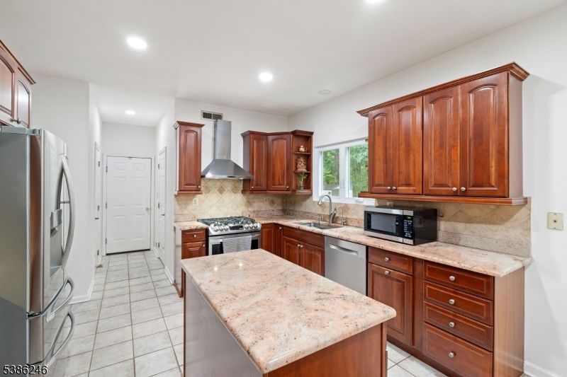 Interior, Kitchen, Recessed Lighting, Stainless Steel Appliances