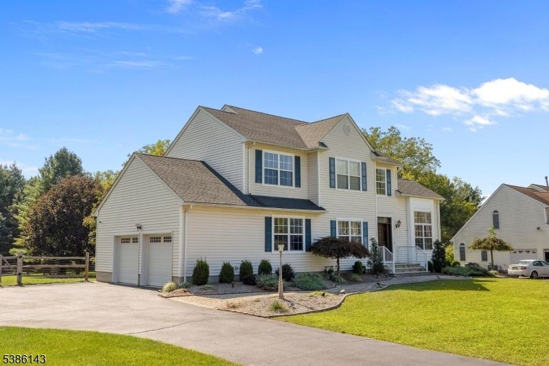 Attached, Backyard, Exterior, Facade, Farmhouse