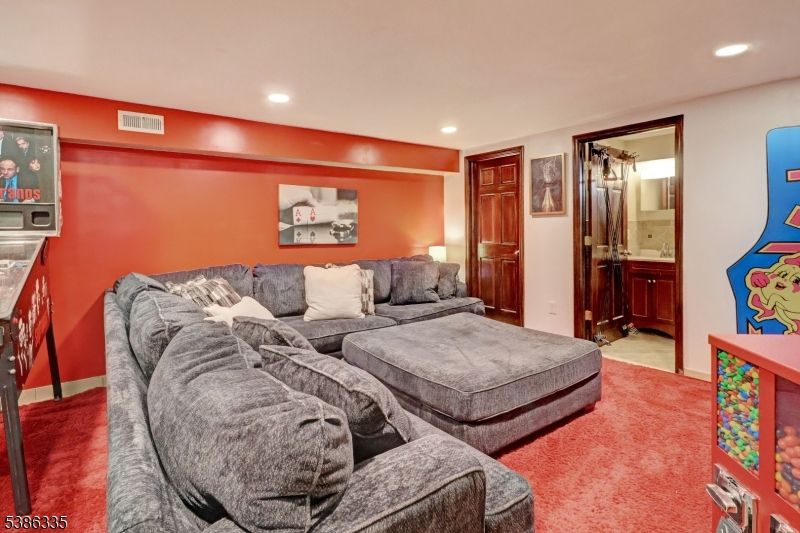 Interior, Living room, Recessed Lighting