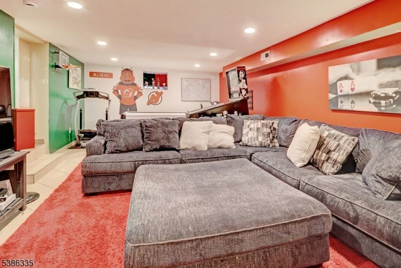 Interior, Living room, Recessed Lighting