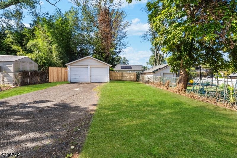 Backyard, Detached Garage, Exterior