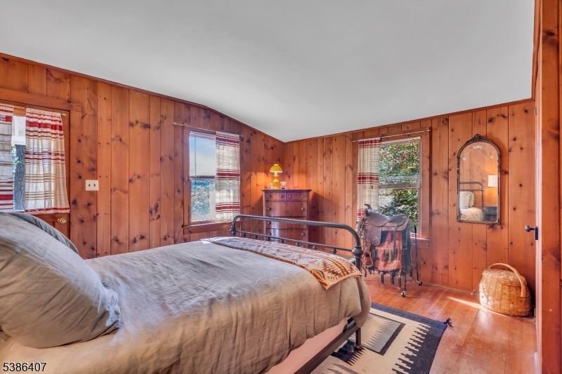 Bedroom, Interior, Wood Texture Flooring, Wooden Walls