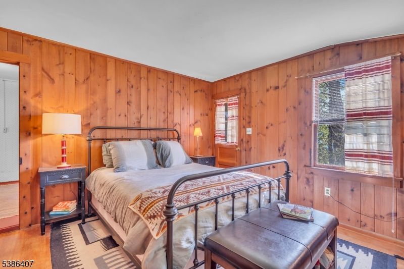 Bedroom, Interior, Wood Texture Flooring, Wooden Walls