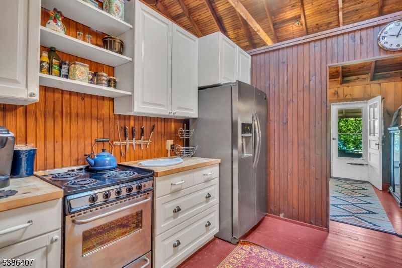 Interior, Kitchen, Wooden Ceilings, Wood Texture Flooring, Wooden Walls