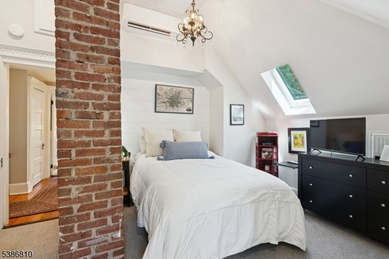 Bedroom, Chandelier, Interior, Stone Walls