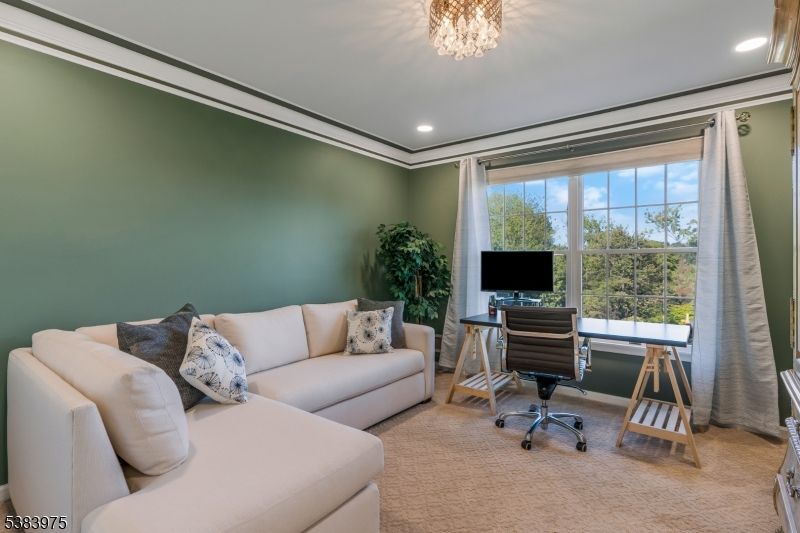 Home Office, Interior, Recessed Lighting