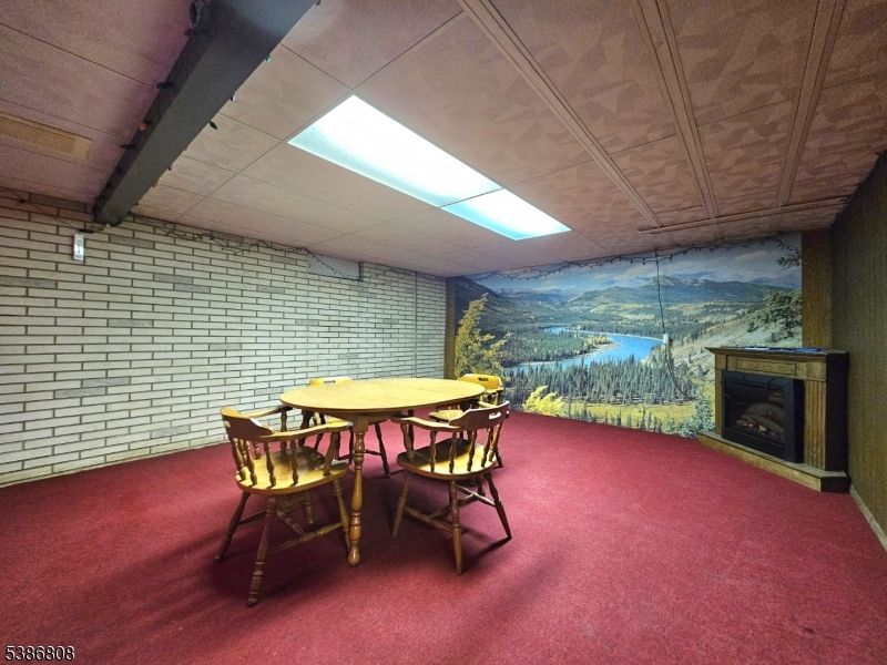 Interior, Recessed Lighting, Stone Walls