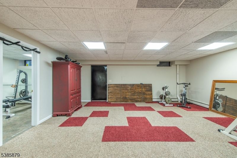 Fitness Equipment, Interior, Recessed Lighting