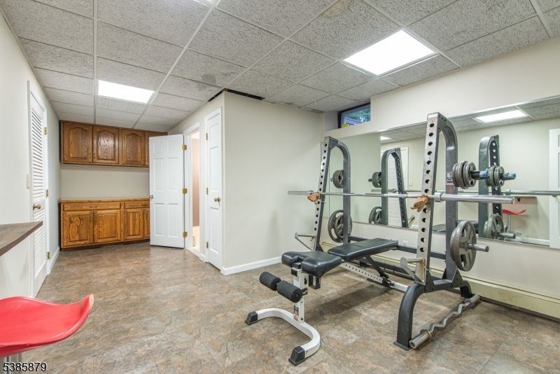 Fitness Equipment, Interior, Recessed Lighting
