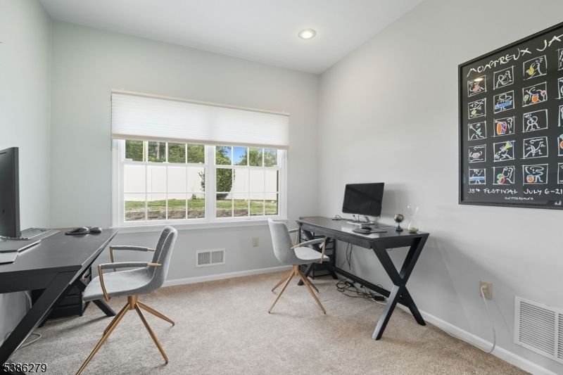 Home Office, Interior, Recessed Lighting