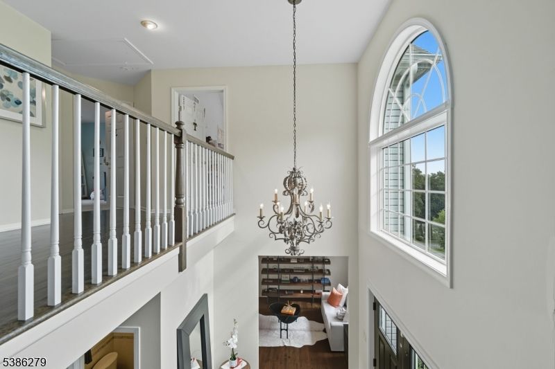 Chandelier, Interior, Recessed Lighting, Wood Texture Flooring