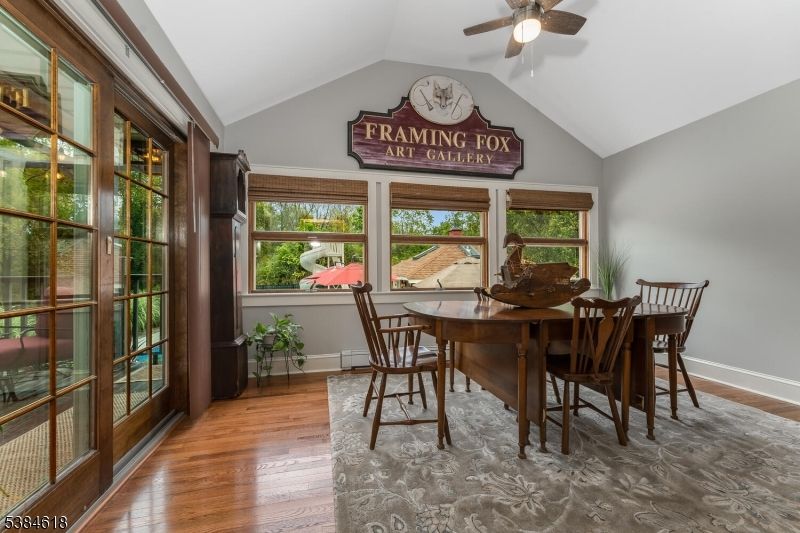 Dining room, Interior, Wood Texture Flooring