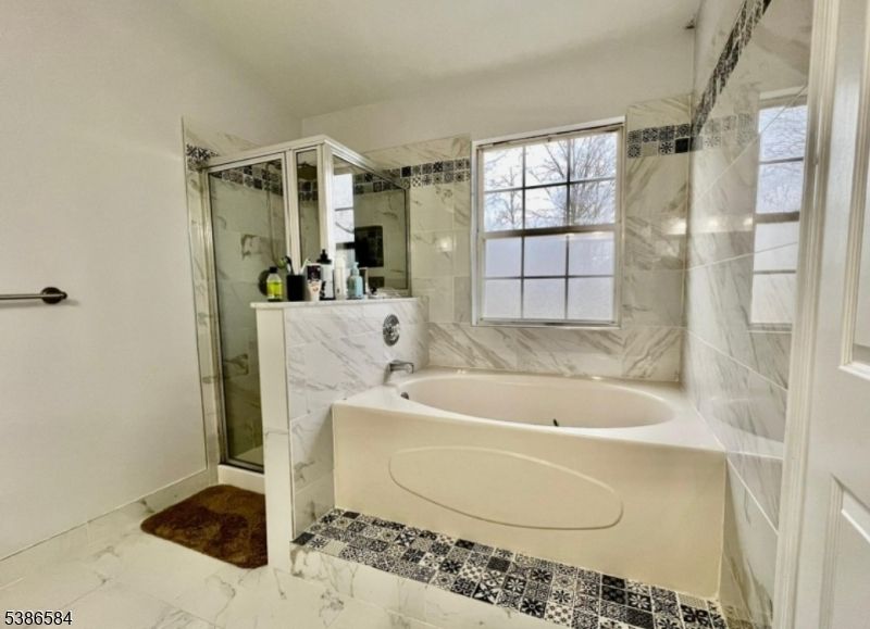 Bathroom, Glass Shower, Interior, Marble, Marble Walls