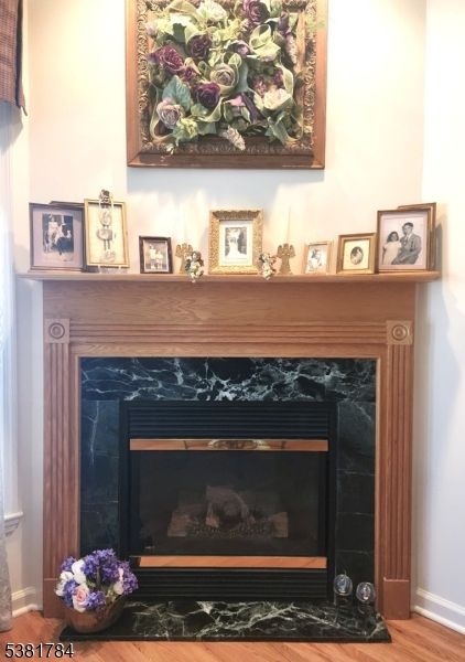 Fireplace, Interior, Wood Texture Flooring
