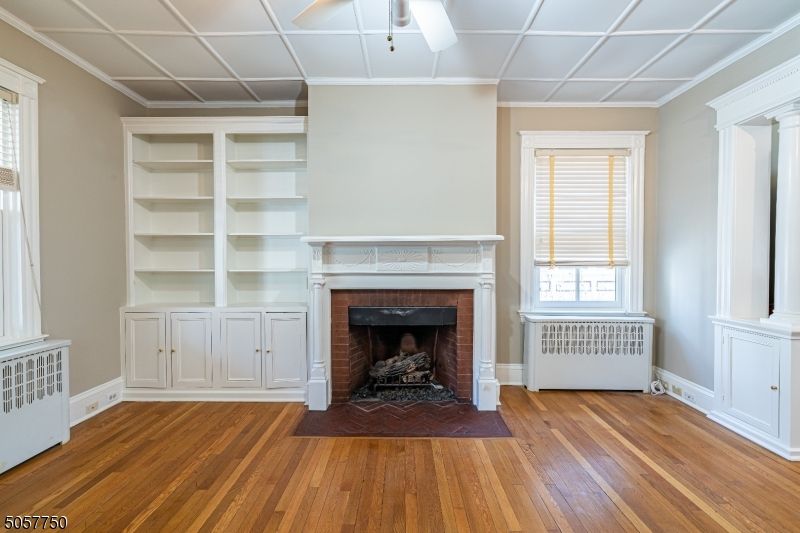 Fireplace, Interior, Wood Texture Flooring