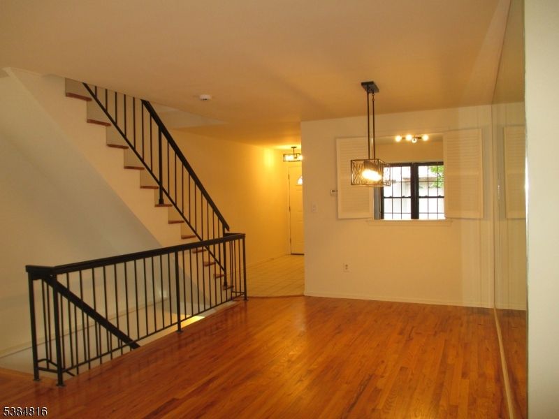 Empty room, Interior, Pendant Lights, Wood Texture Flooring