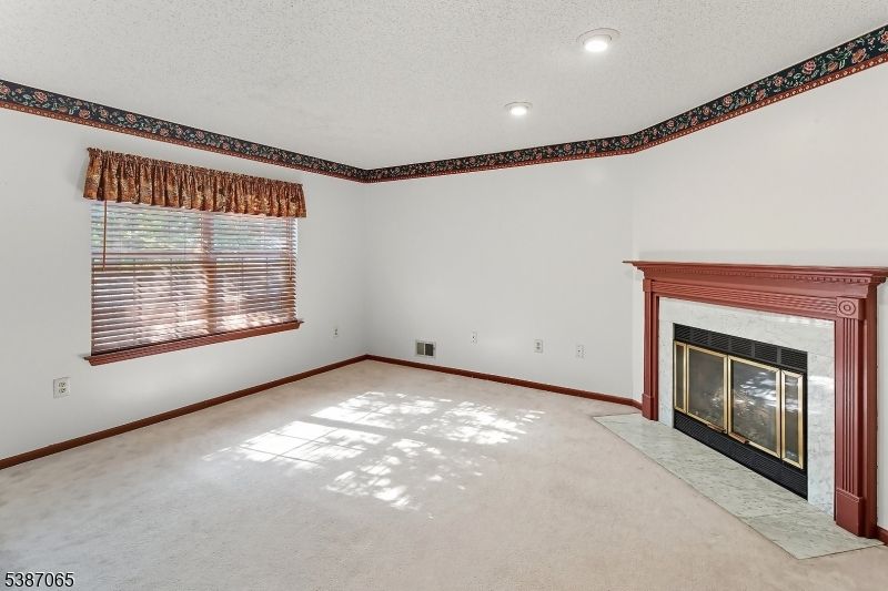 Empty room, Fireplace, Interior, Recessed Lighting
