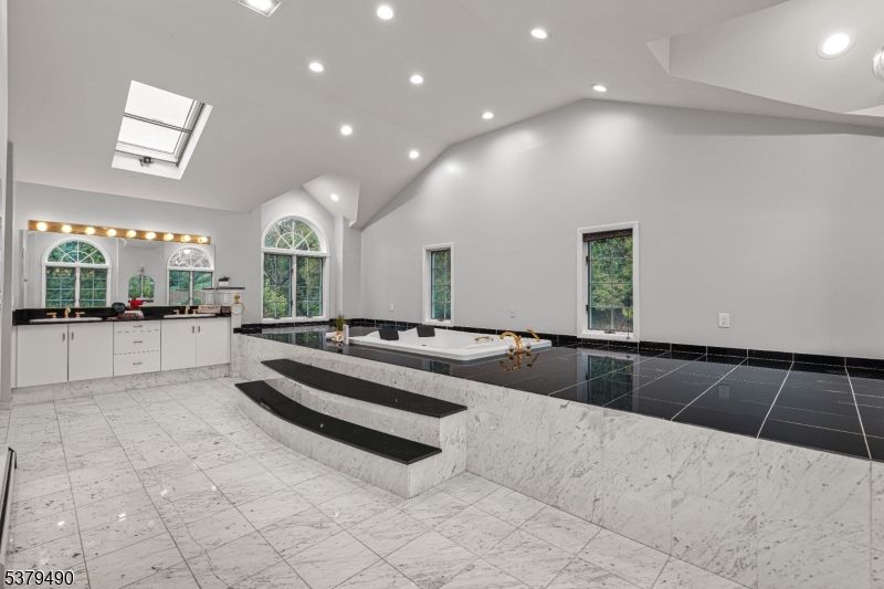 Billiard Table, Game Room, Interior, Marble, Recessed Lighting