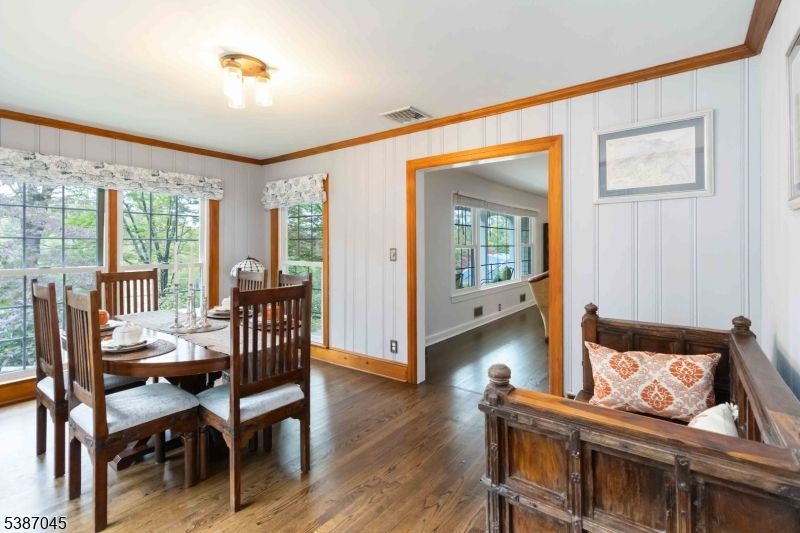 Dining room, Interior, Wood Texture Flooring