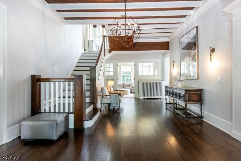 Chandelier, Interior, Wood Texture Flooring