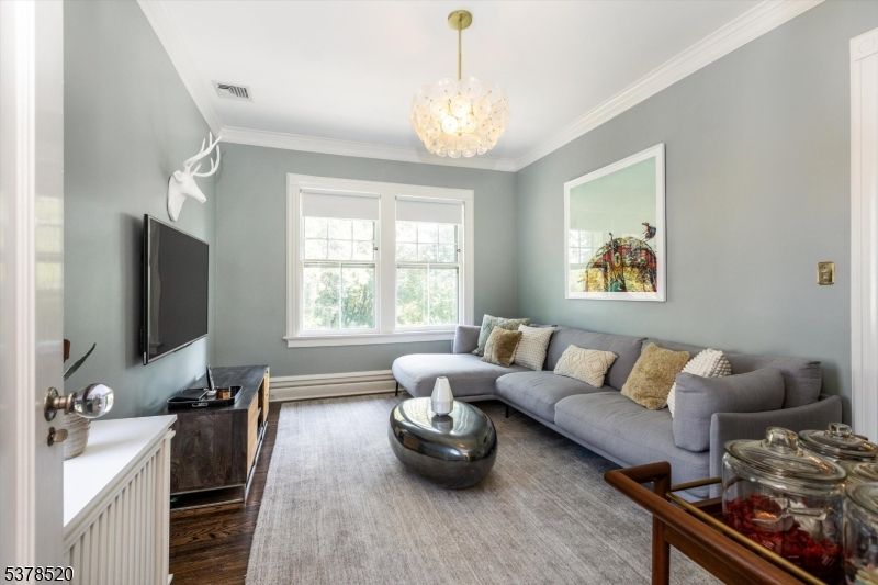 Chandelier, Interior, Living room, Wood Texture Flooring