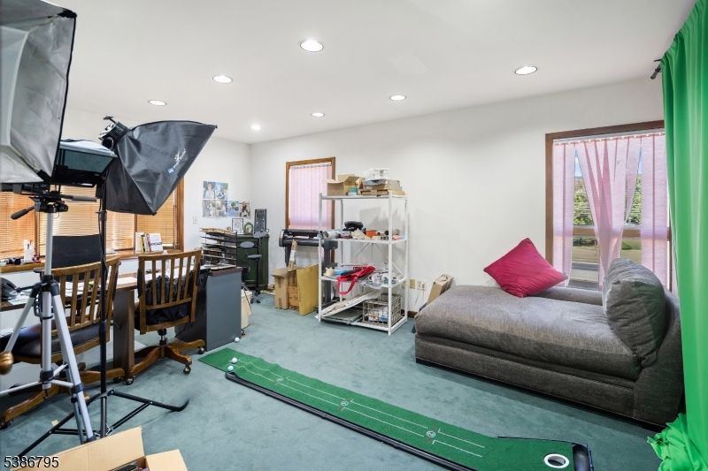 Home Office, Interior, Recessed Lighting