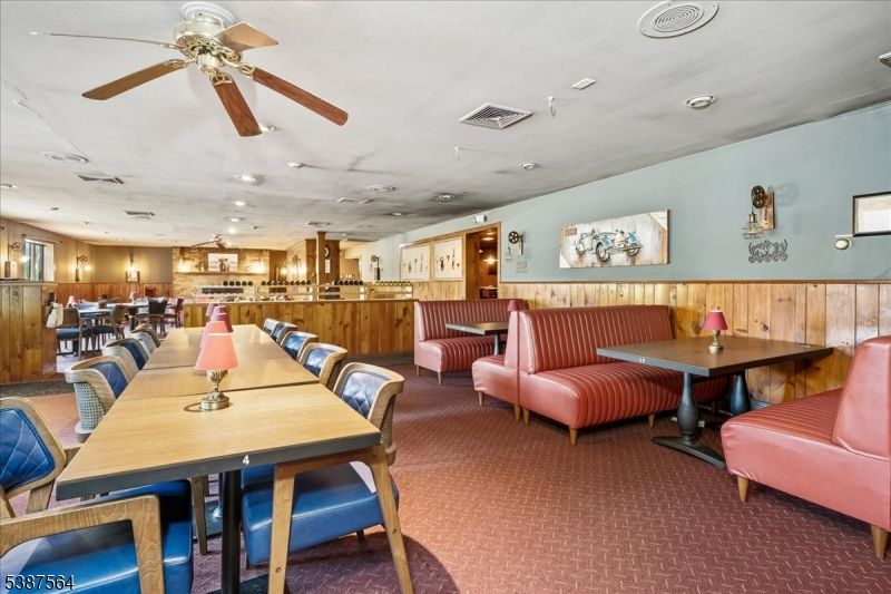 Dining room, Interior, Kitchen, Living room, Recessed Lighting