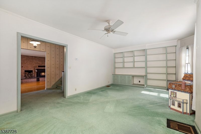 Empty room, Fireplace, Interior, Stone Walls