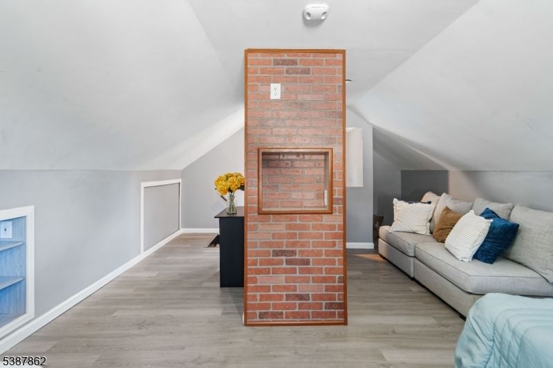 Interior, Stone Walls, Wood Texture Flooring