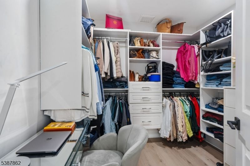 Interior, Walk-in Closets, Wood Texture Flooring