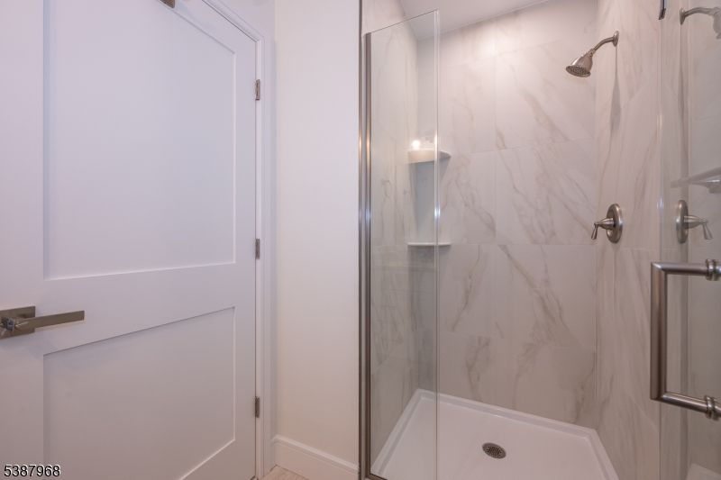 Bathroom, Glass Shower, Interior, Marble Walls
