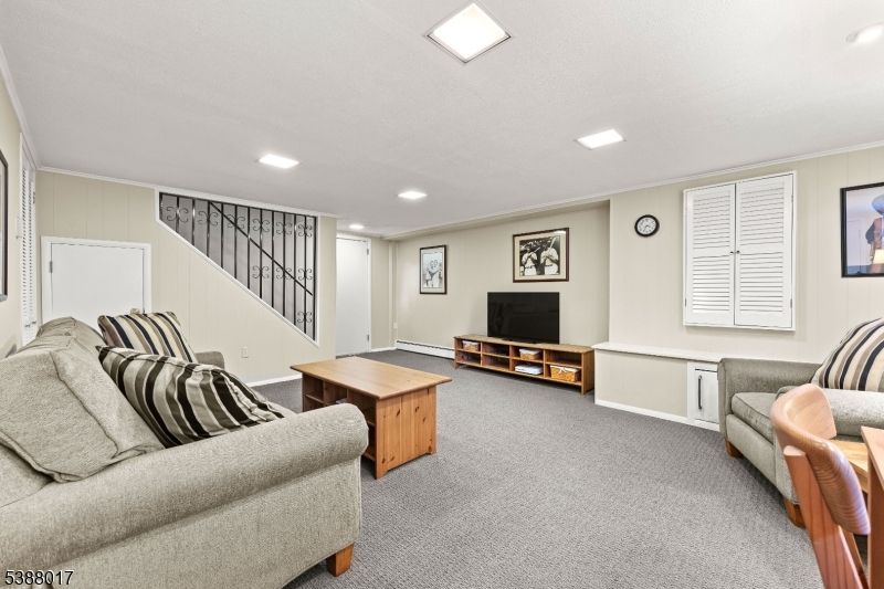 Interior, Living room, Recessed Lighting