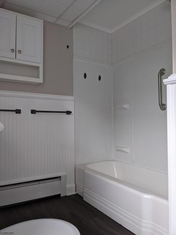 Bathroom, Interior, Wood Texture Flooring