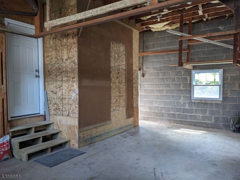 Interior, Stone Walls, Wooden Beams