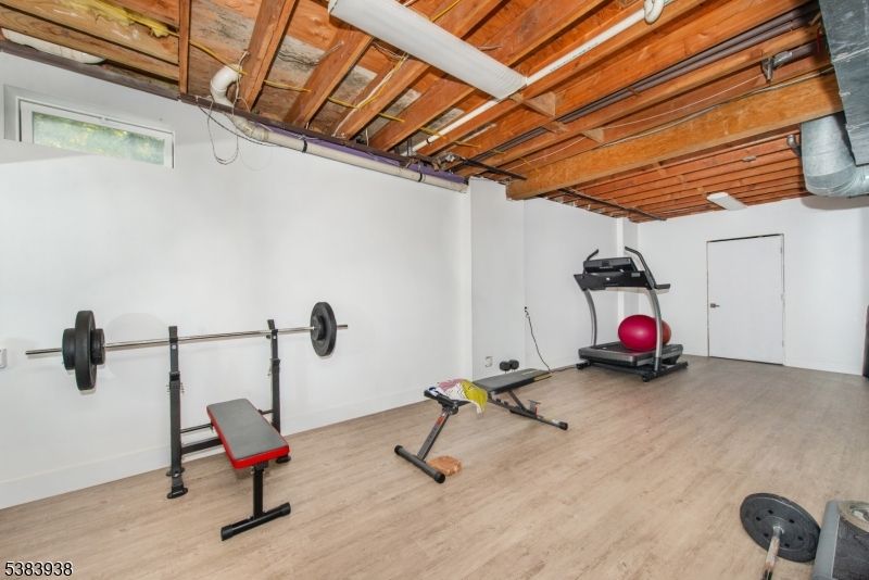 Fitness Equipment, Interior, Wooden Beams, Wooden Ceilings, Wood Texture Flooring