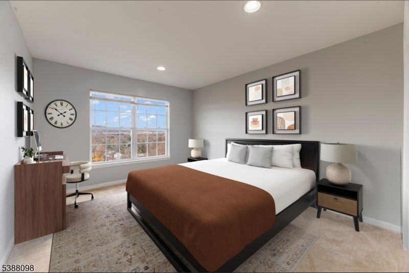 Bedroom, Home Office, Interior, Recessed Lighting