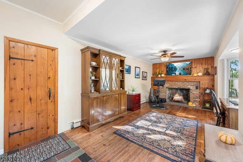 Fireplace, Interior, Wood Texture Flooring, Wooden Walls